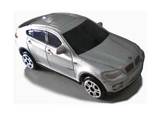 VN Autot Cars metalli 1:64 BMW X6 3002 Hopea tummanharmaa