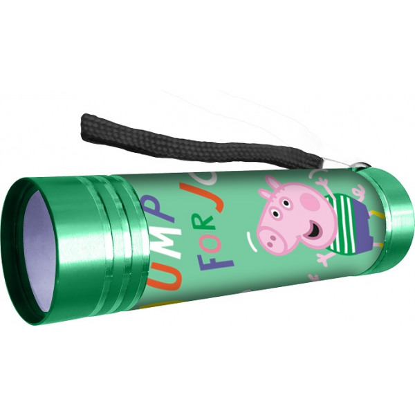Peppa Pig Greta Gris Alu Torch Taskulamppu LED 9cm VIHREÄ Peppa Pig Greta Gris Alu Torch Taskulamppu LED 9cm VIHREÄ