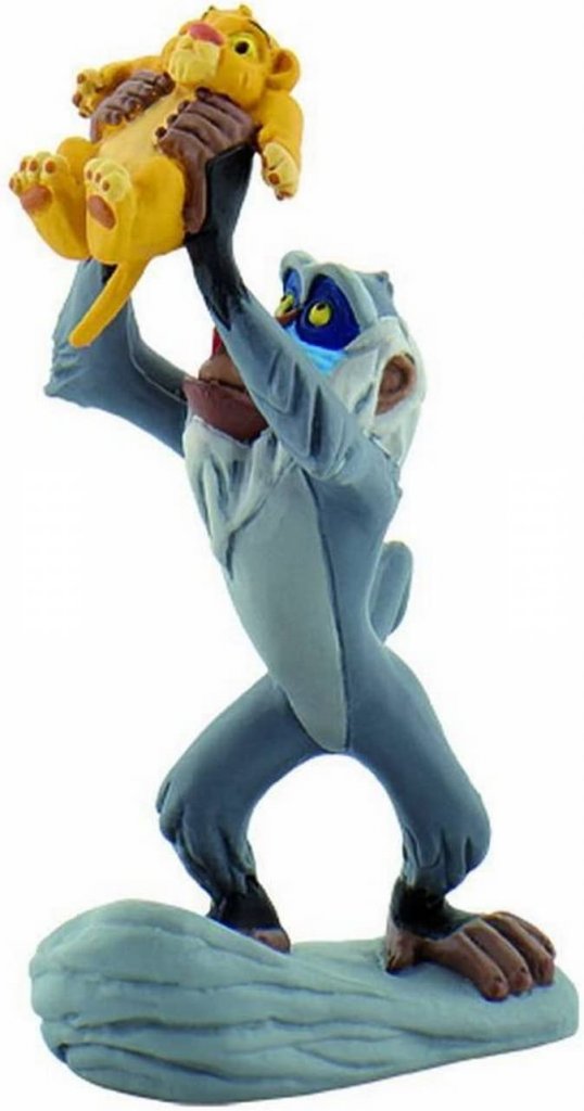 Micki Bullyland WD Figur Disney Løvernes Konge Aben Rafiki med Simba