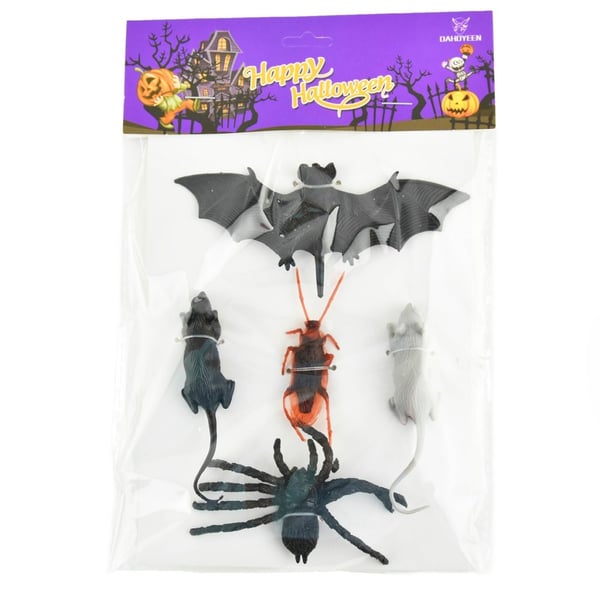 Legetøj 41324 5 stk. Smådyr Skræmmende Dyr Happy Halloween