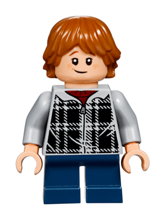Lego Harry Potter -hahmo 75955 Ron Weasley ruudullinen huppari LF52-22