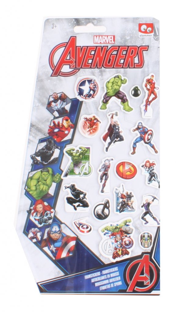 Avengers Marvel Hulk Askarteluvaahtotarrat 18kpl
