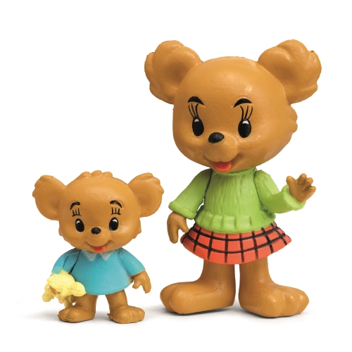 Legetøj Micki Bamse Figursæt Figurer Brummelisa og Brumma 0041