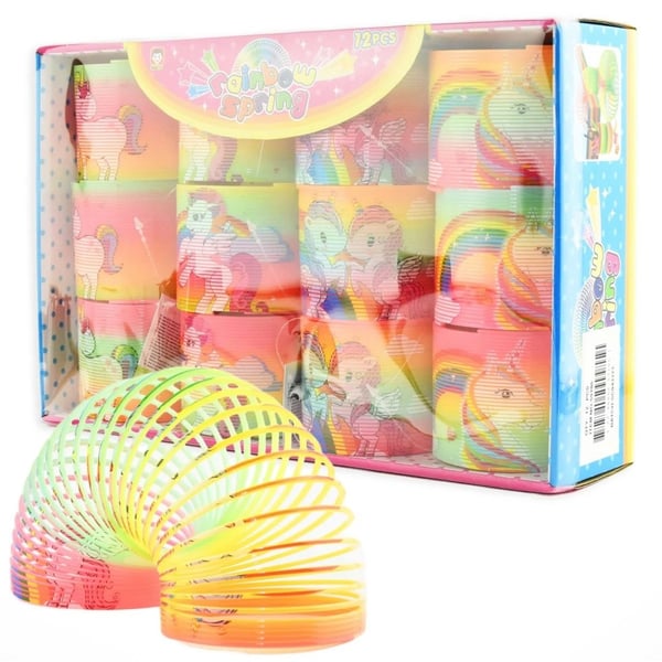 Leksaker 59106 1kpl Spiraali Magic Spring Slinky Värikkäät yksisarviset