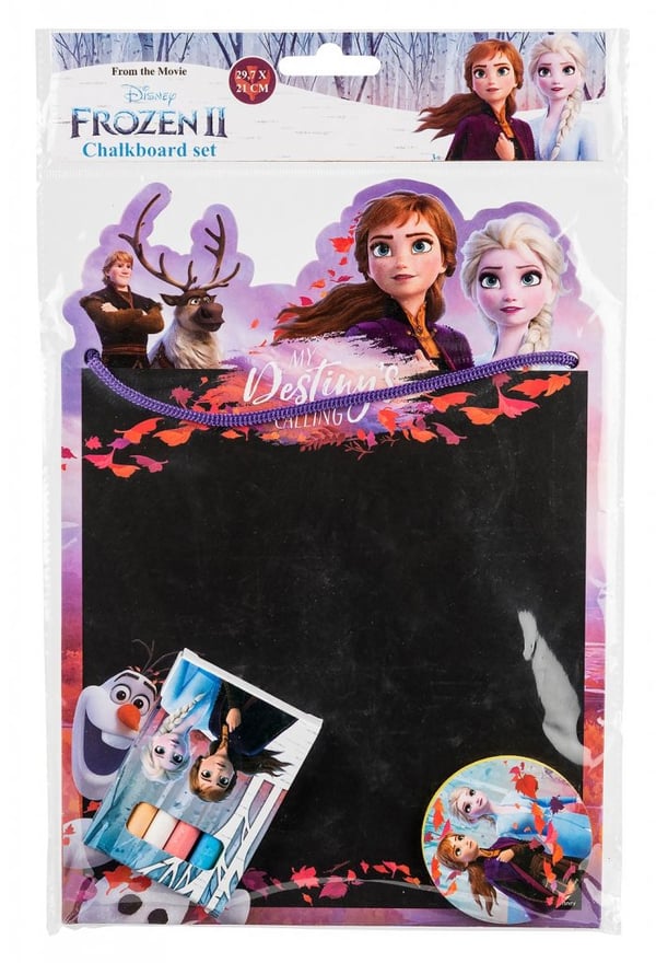 VN Disney Frozen Liitutaulu Musta Taulu liidut 30x21 res