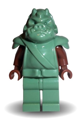 Lego Figurer Star Wars Gamorrean Guard Bruna armar LF52-2