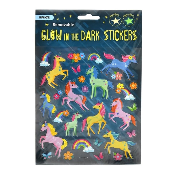 Stickers Pyssel 51072 Glow in the dark Självlysande UNICORNS 28s Stickers Pyssel 51072 Glow in the dark Självlysande UNICORNS 28s