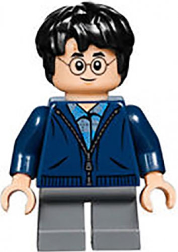Lego Harry Potter Figuuri Harry Potter Tummansininen Vetoketjullinen LF52 - 23