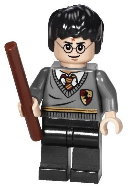 Lego Hahmot Harry Potter Tummanharmaa 2010 ruskea taikasauva LF2-15