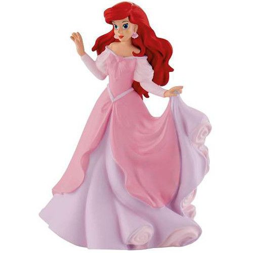 Micki Bullyland Figuuri Disney Prinsessa ARIEL Vaaleanpunainen mekko 12312