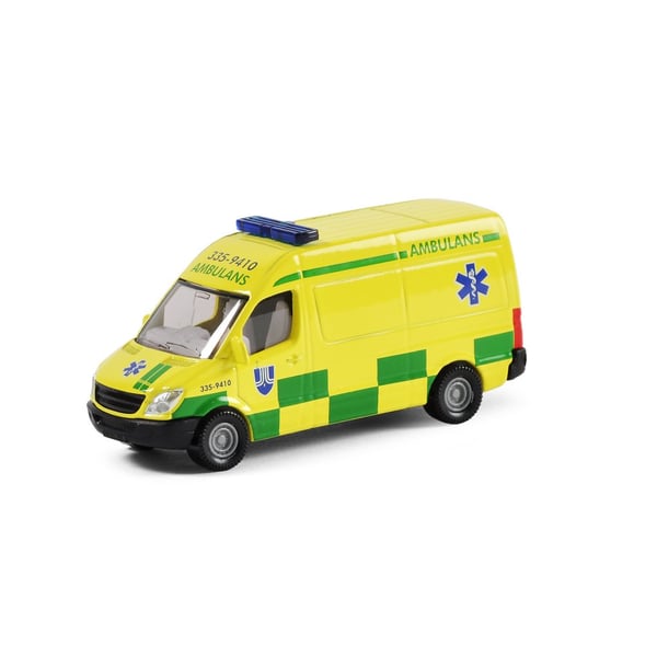 Leluautot Autot SIKU Micki Metalli Ambulanssi Ruotsalainen 1389