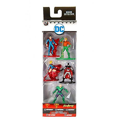 Lelut Hahmot Nanohahmot metalli DC Superman ym. 5-pakkaus loput