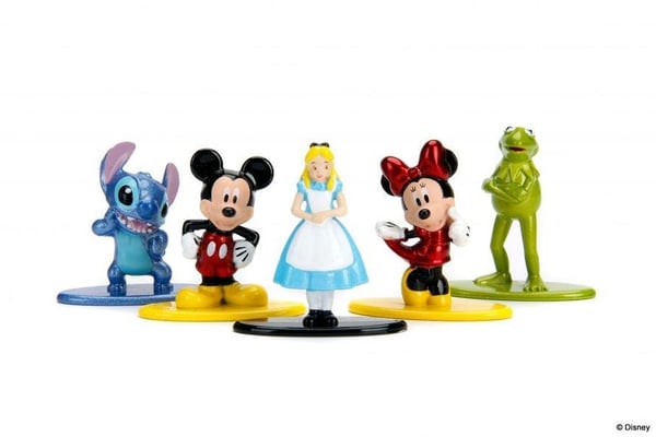 Legetøj Figurer Nanofigurer metal Disney Mickey Minnie mfl 5-pak