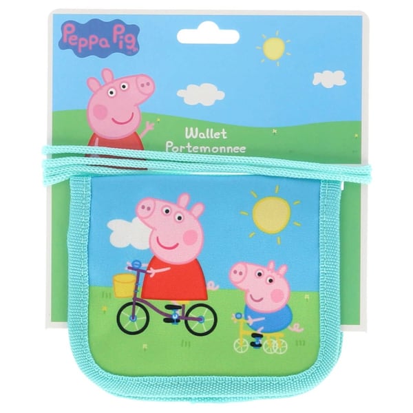 Lelut Lasten Lompakko 13x11 Peppa Pig Pipsa Possu Lompakko Turkoosi C