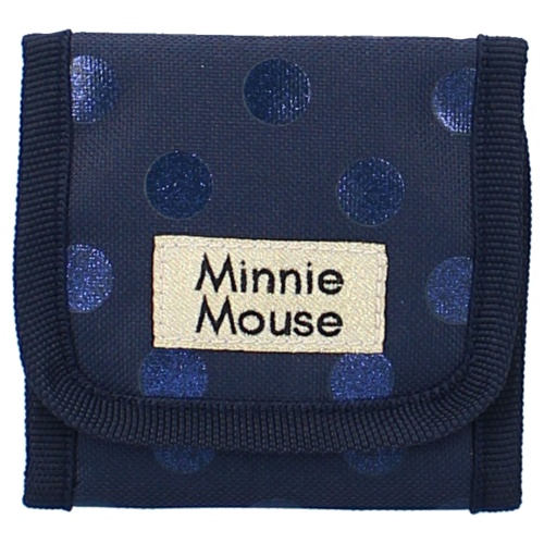 Pung Børn Wallet 10x10cm Disney Minnie Mimmi Pigg Navy Mørkeblå