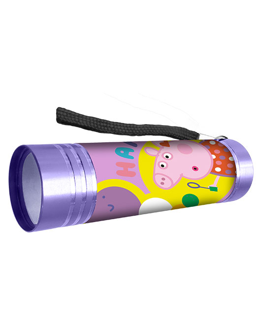 Gurli Gris Alu Torch Lommelygte Flashlight LED 9cm LILLA Gurli Gris Alu Torch Lommelygte Flashlight LED 9cm LILLA
