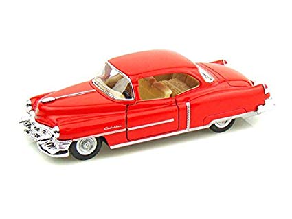 Robetoy Autot Cars 61161 13cm metalli 1:36 Cadillac 1953 Punainen