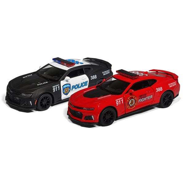 Robetoy Autot Cars 13cm 61553 1kpl poliisi Police 388 Camaro musta