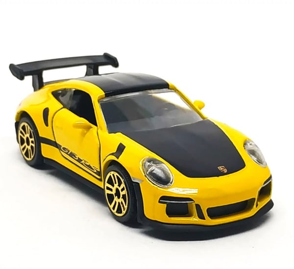 PGP Majorette Biler 7cm Metal 1:64 Porsche 911 GT3 RS Sort