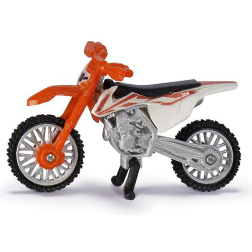 Autot SIKU Micki Mc Moottoripyörä KTM SX-F 450 Oranssi 1391