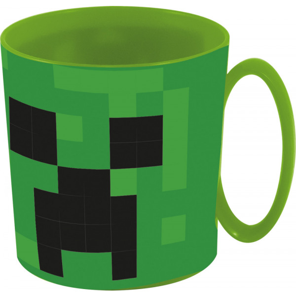 Legetøj MINECRAFT 1 stk. Mikro Kop Krus med håndtag 390ml Grøn