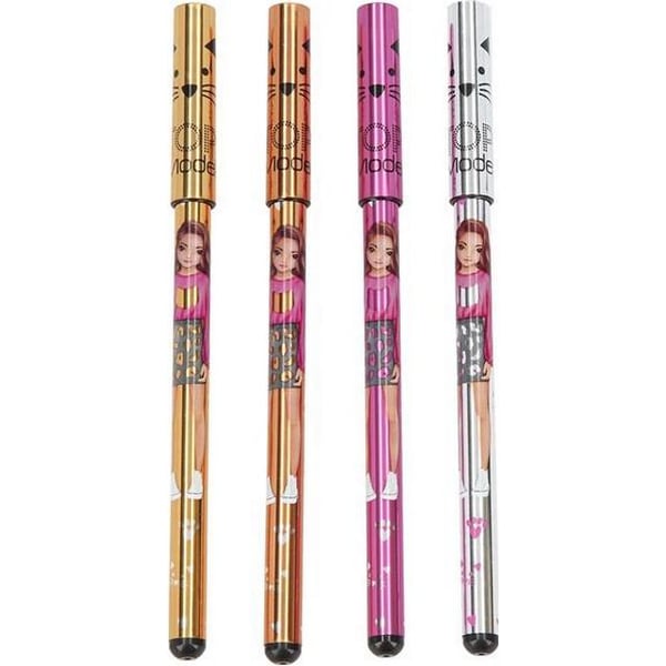TOP Model TopModel Värikynät 4kpl Glitter Roller Kynät METALLIC
