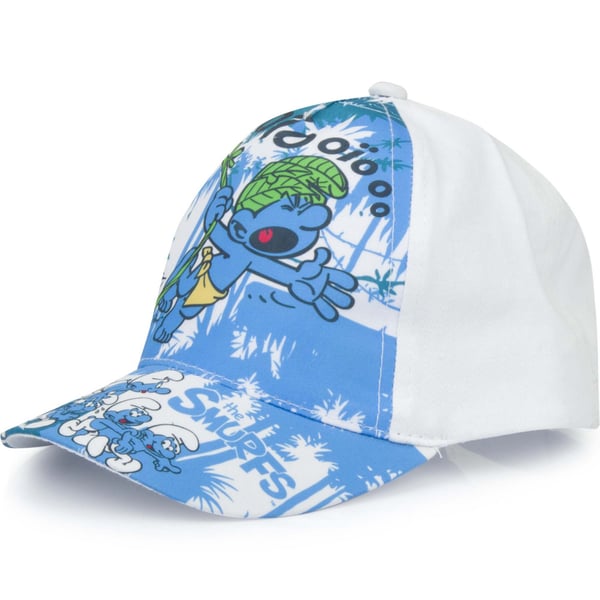 ZTR Kasket Kasketter Hat Baby Smølferne Smølfs Hvid 50cm ZTR Kasket Kasketter Hat Baby Smølferne Smølfs Hvid 50cm