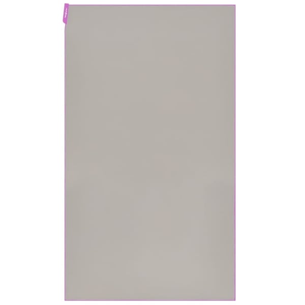 Snabbtorkande mikrofiberhandduk 130x75cm liten - grå+rosa