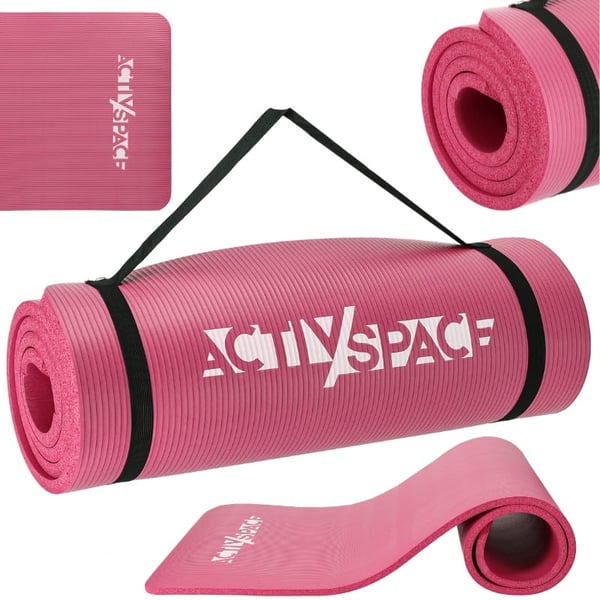 Paksu NBR-jumppamatto 1,5 cm - pinkki