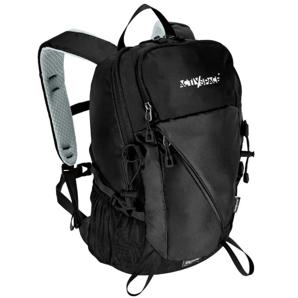 22l vandringsryggsäck - svart P04
