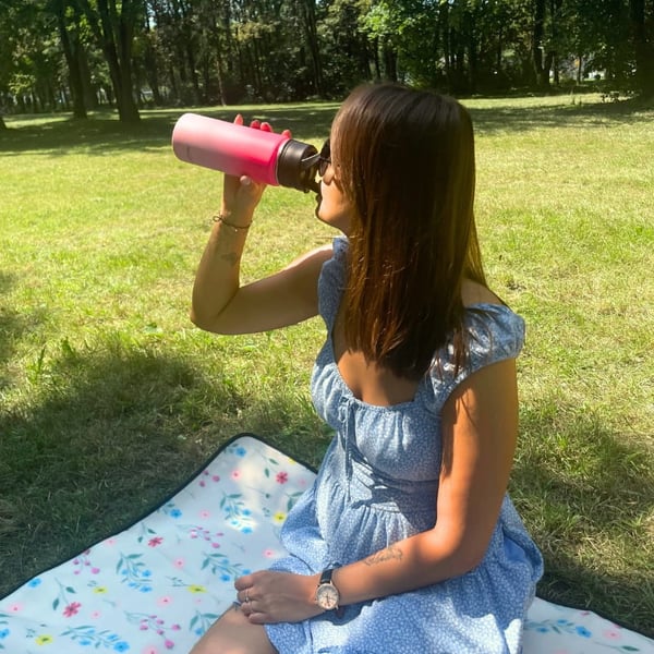 Teräksinen termosmukipullo 532 ml - pinkki