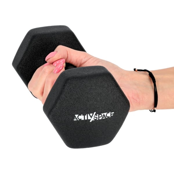 KÄSIPAINOT 2x4kg harjoituksiin - neopreenipainot
