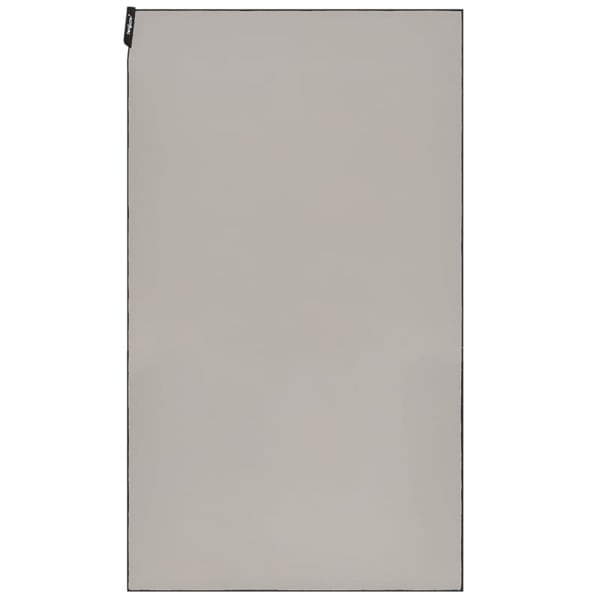 Snabbtorkande mikrofiberhandduk 130x75cm liten - grå