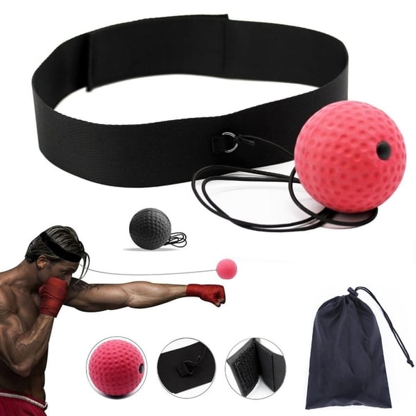 2x FIGHT REFLEXBOLL + väska