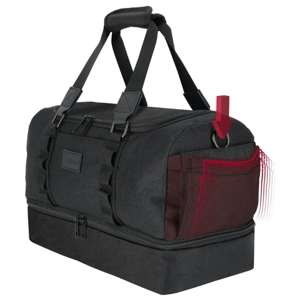 Flyvemaskine rejsetaske 40x20x25 håndbagage - sort