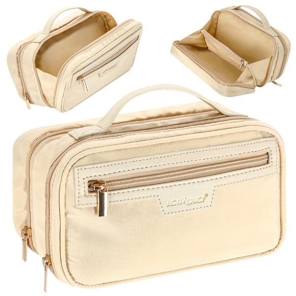 Resefodral för kosmetika - beige