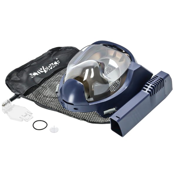 Premium helmask för snorkling - L/XL blå M06