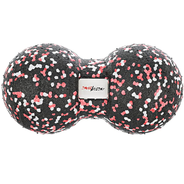 Tupla-epp-hierontapallo 8x16 cm - douball punainen