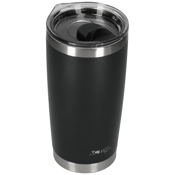 Suuri teräksinen termosmuki 600ml - musta