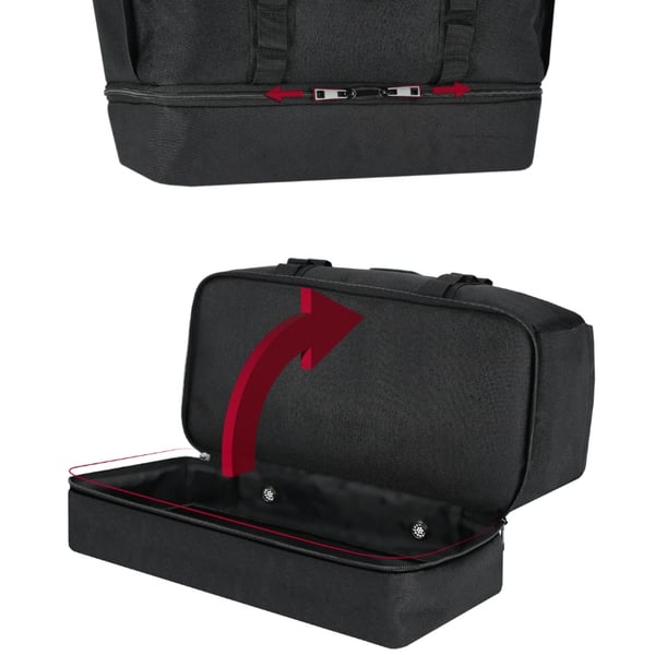Flyvemaskine rejsetaske 40x20x25 håndbagage - sort