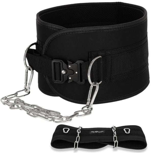 Dip belt starkt viktbälte med kedja - premium P02 Dip belt starkt viktbälte med kedja - premium P02