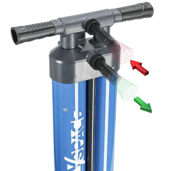Handpump för SUP-bräda med tryckmätare - dubbelkolv