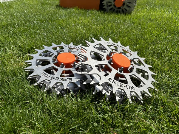 Worx Landroid S ja M robotniittokoneen pyörät, ruostumaton teräs 2 mm