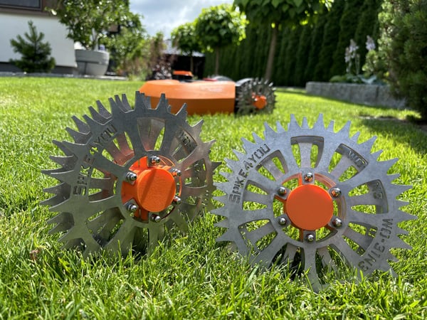 Hjul til Worx Landroid S og M robotplæneklipper, rustfrit stål, 3 mm