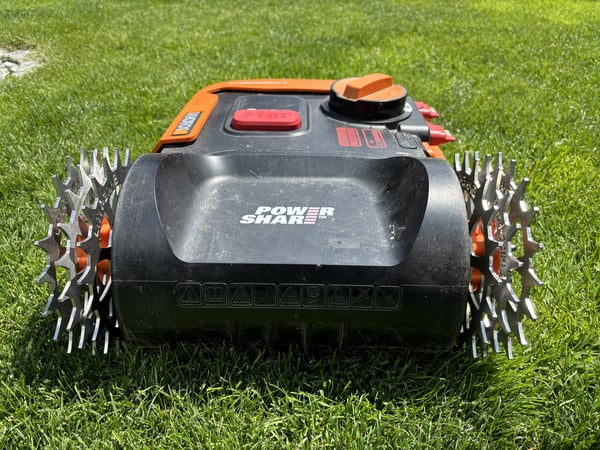 Hjul til Worx Landroid S og M robotplæneklipper, rustfrit stål, 3 mm