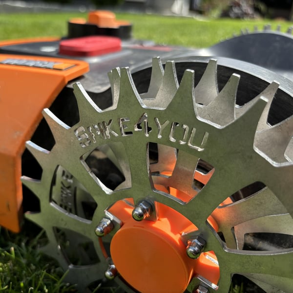 Worx Landroid L-serien robottgräsklippare hjul rostfritt stål 3 mm