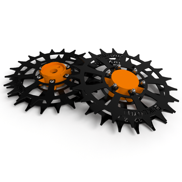 Husqvarna Automower 305, 310, 315, 315X, 415X, 415XI pyörä ruostumaton teräs 3 mm