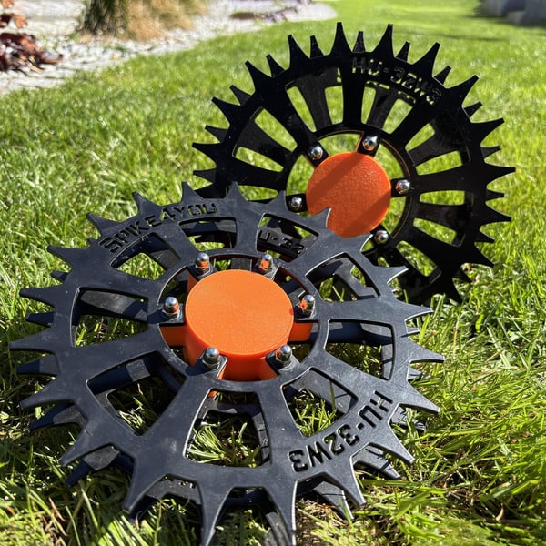 Husqvarna Automower 305, 310, 315, 315X, 415X, 415XI pyörä ruostumaton teräs 3 mm