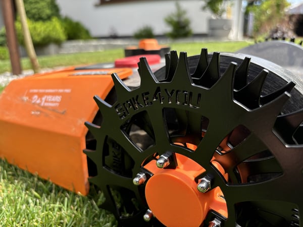 WORX Landroid S ja M -ruohonleikkurin pyörä, 3 mm teräsakseli