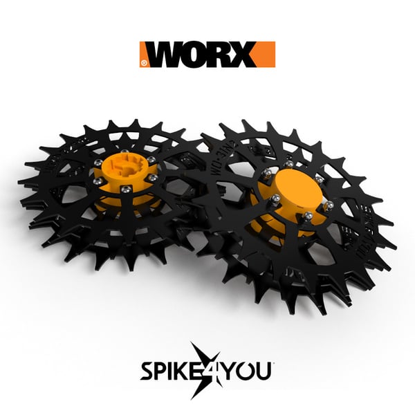 Worx hjul till Landroid L-serien robotgräsklippare, 3 mm kolstål
